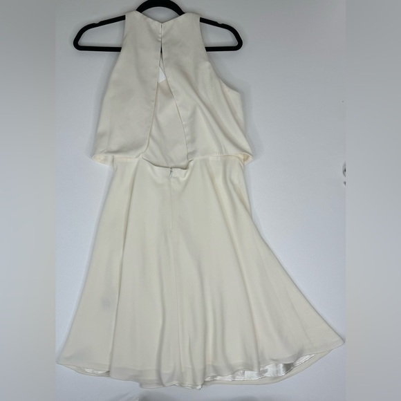 NWT Anthropologie X BHLDN Jill Stuart Barrett Ivory Mini Dress Womens Size 12 - Picture 5 of 12